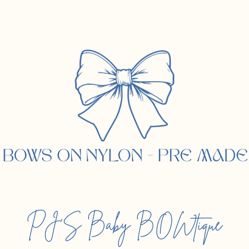 Bows On Nylon - Pre Made