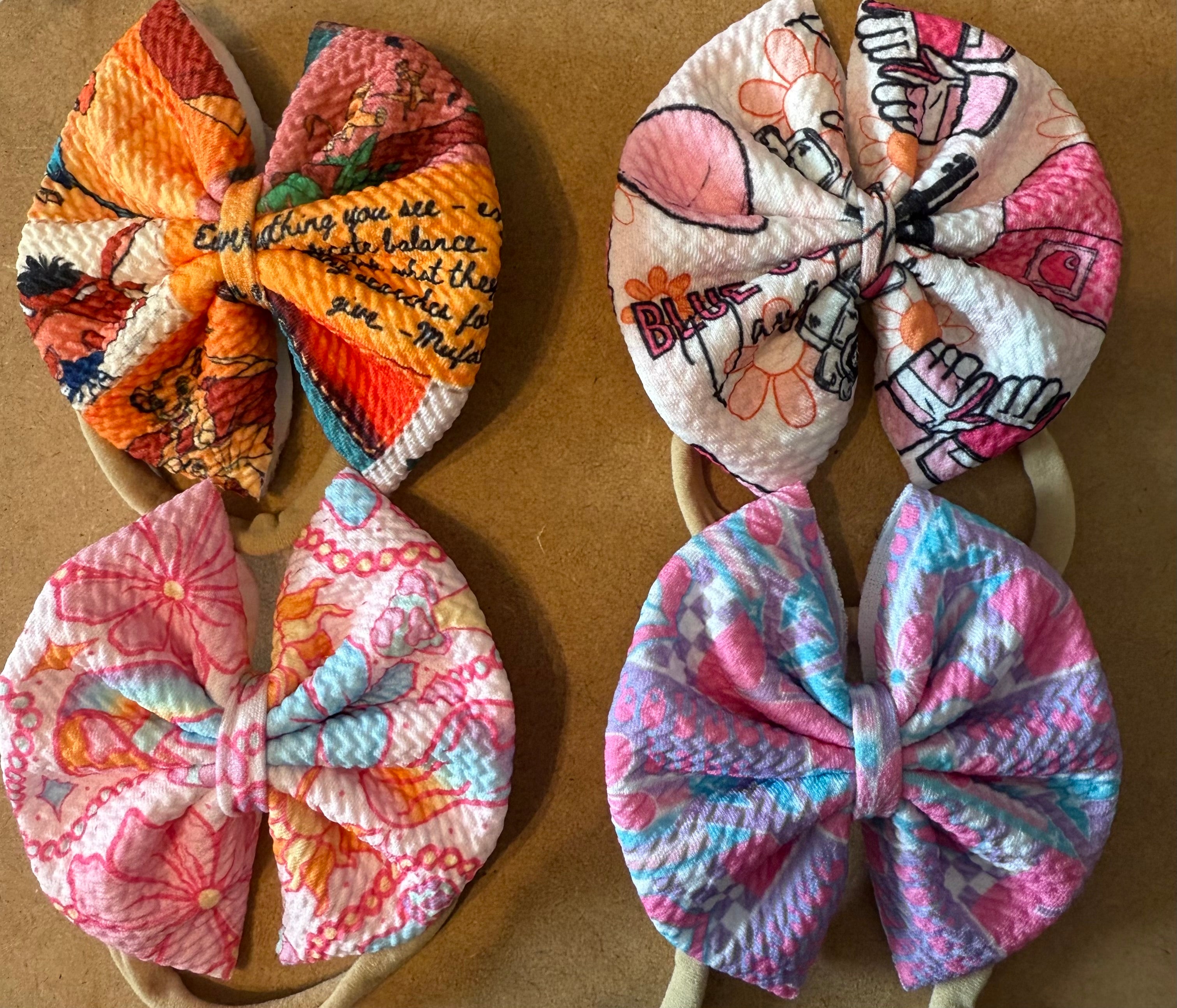 Bows On Nylon - Pre Made