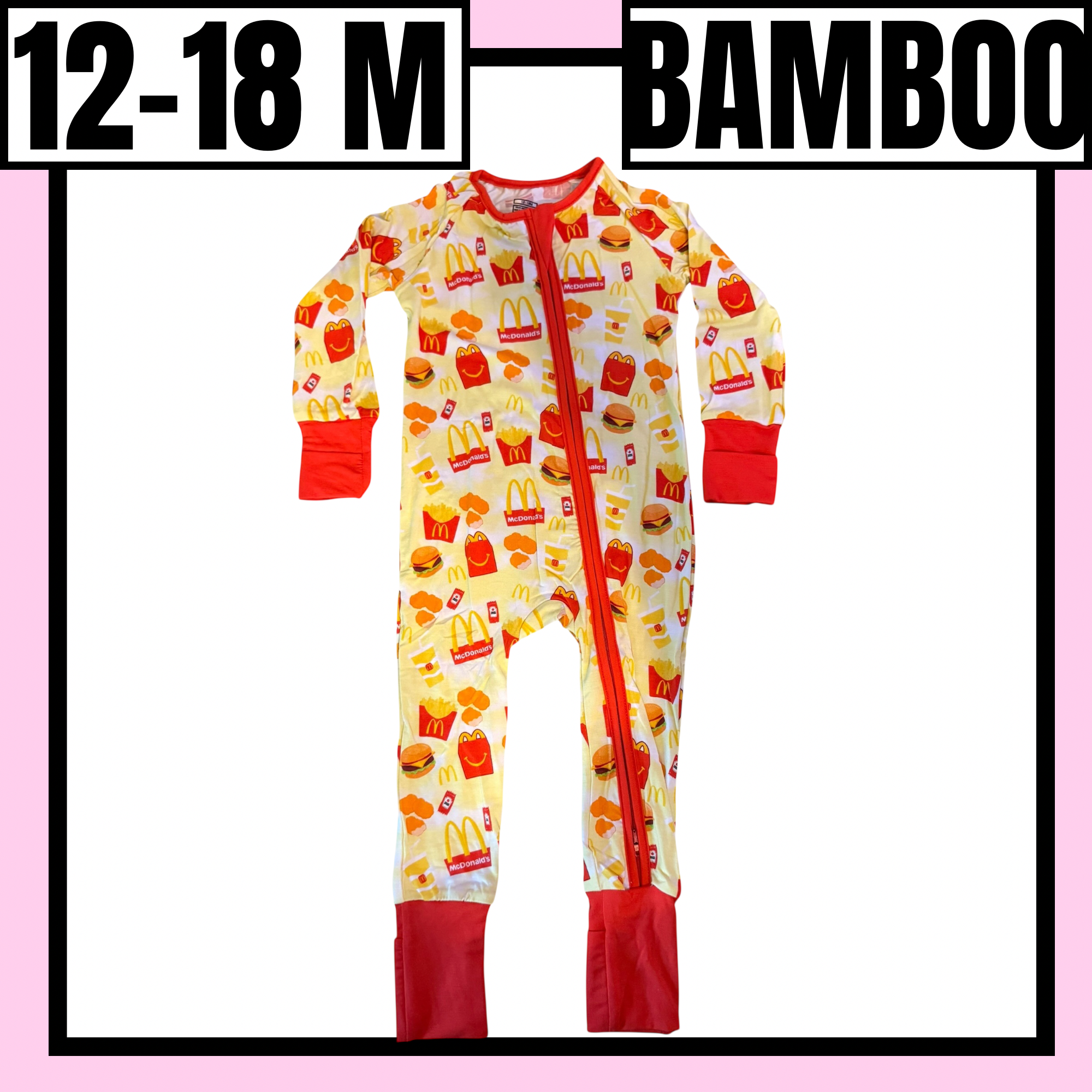 Burgers & Fries - Bamboo ~ 12-18 M