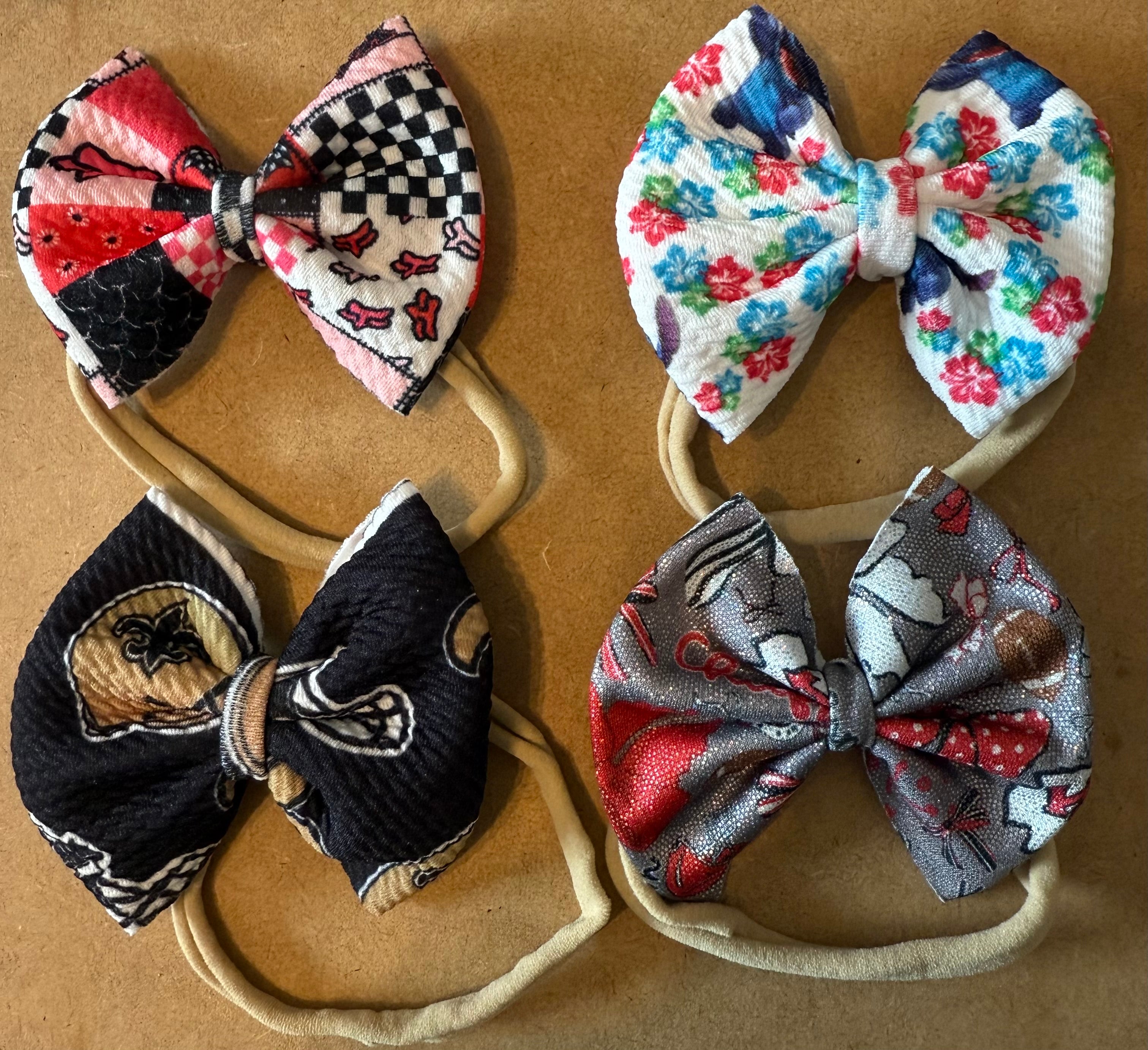 Bows On Nylon - Pre Made