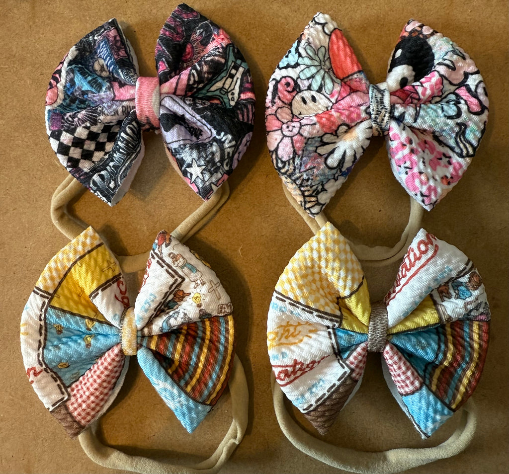 Bows On Nylon - Pre Made