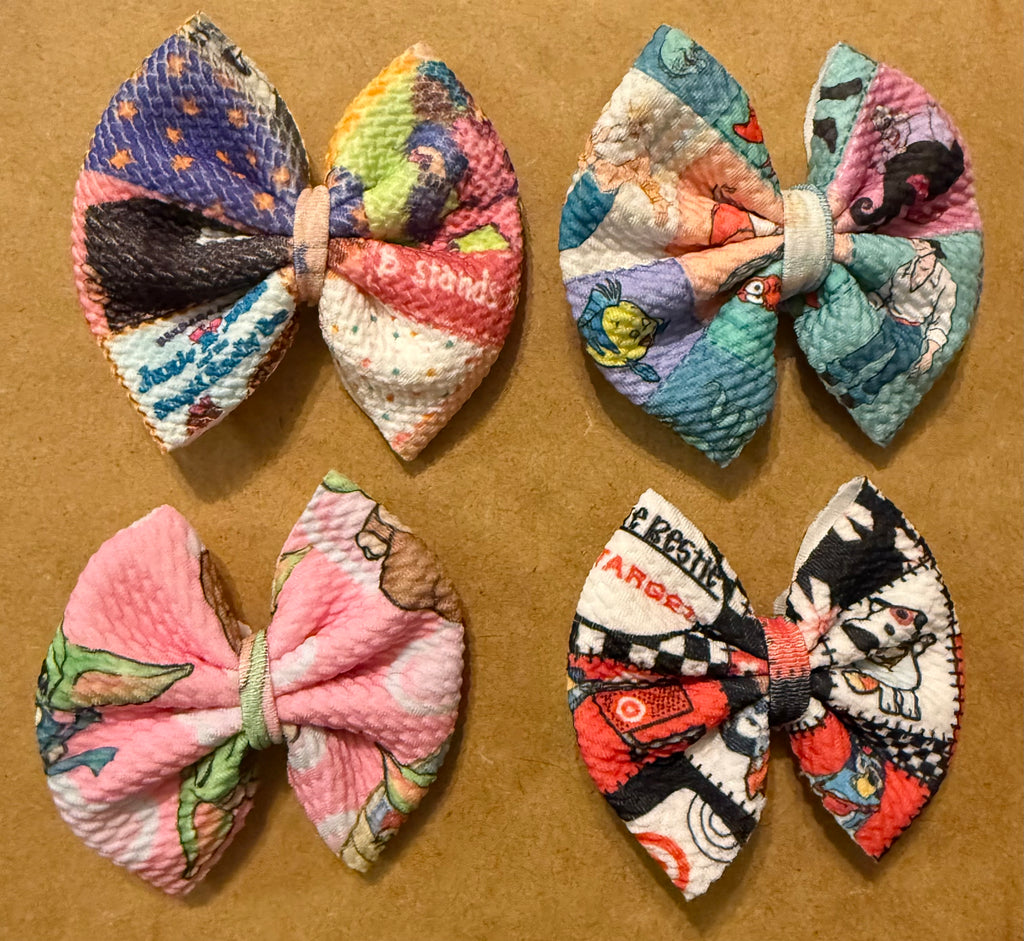 Bows On Clips - Pre Made
