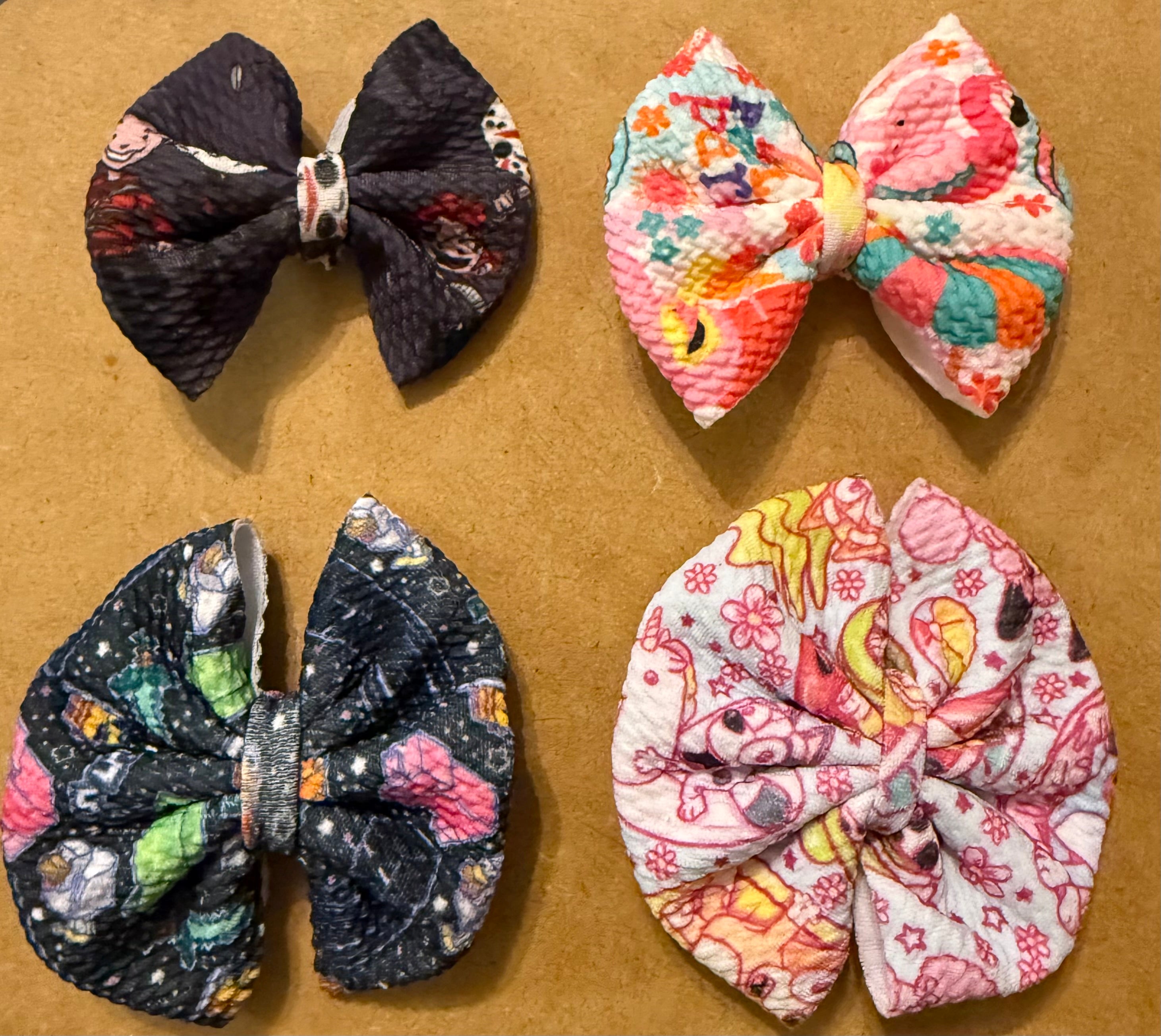 Bows On Clips - Pre Made