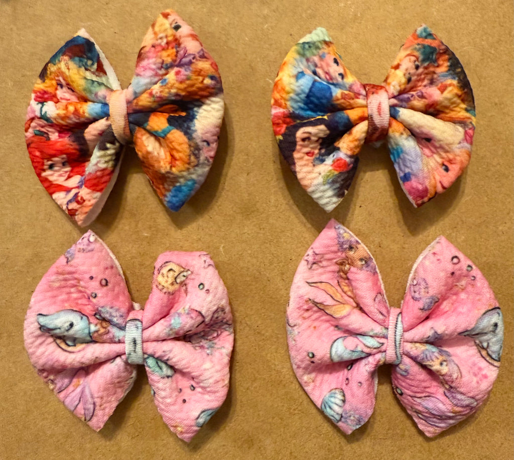 Bows On Clips - Pre Made