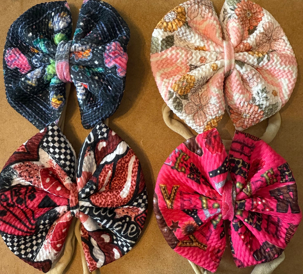 Bows On Nylon - Pre Made