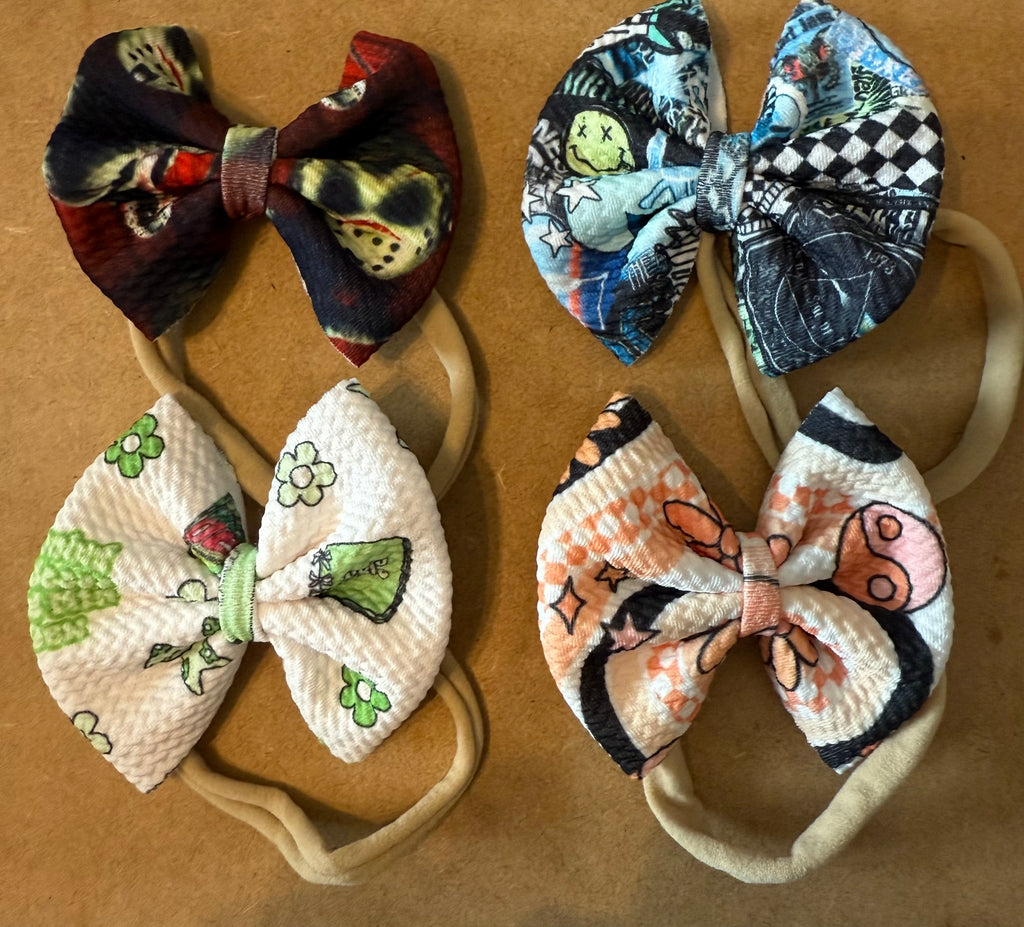 Bows On Nylon - Pre Made