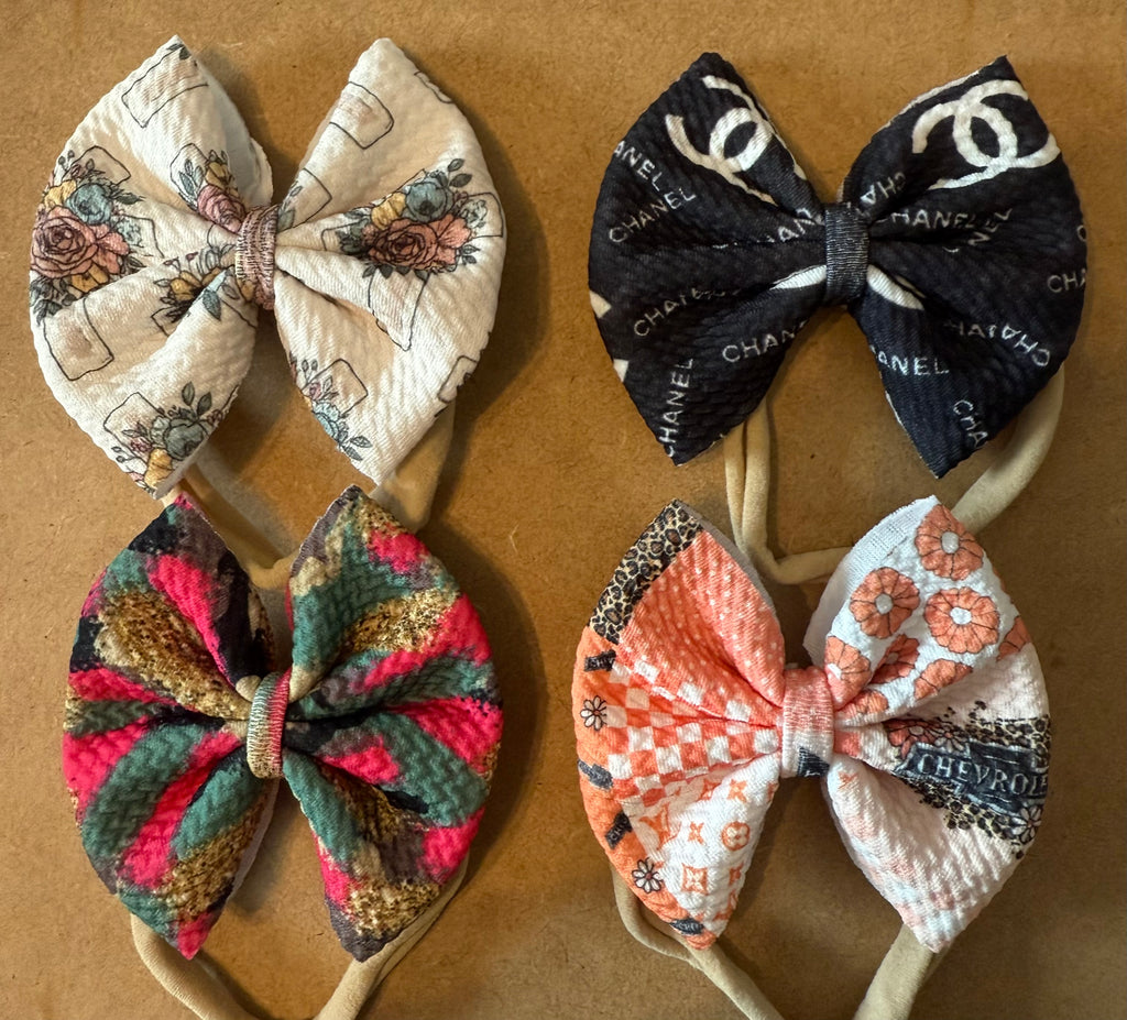 Bows On Nylon - Pre Made