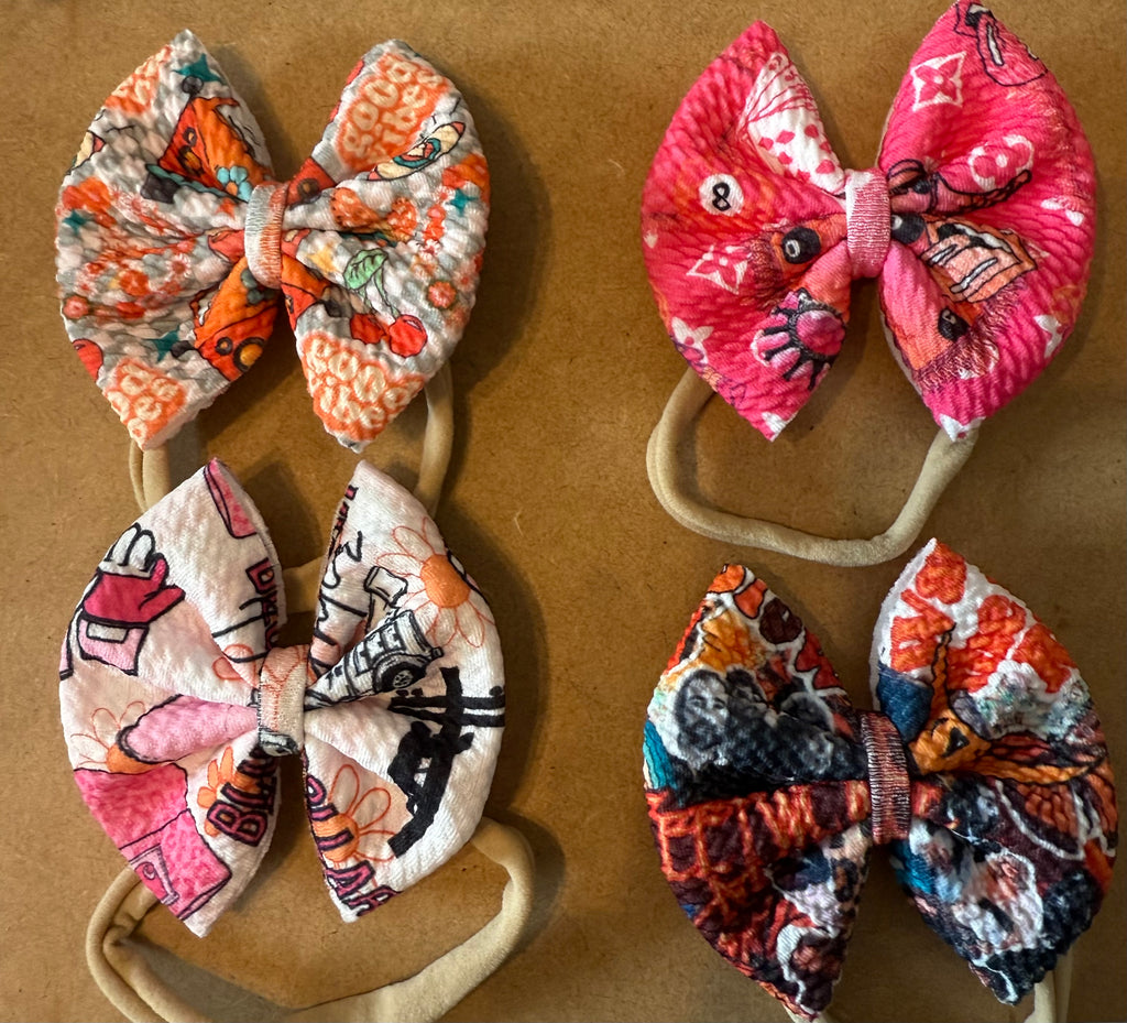 Bows On Nylon - Pre Made
