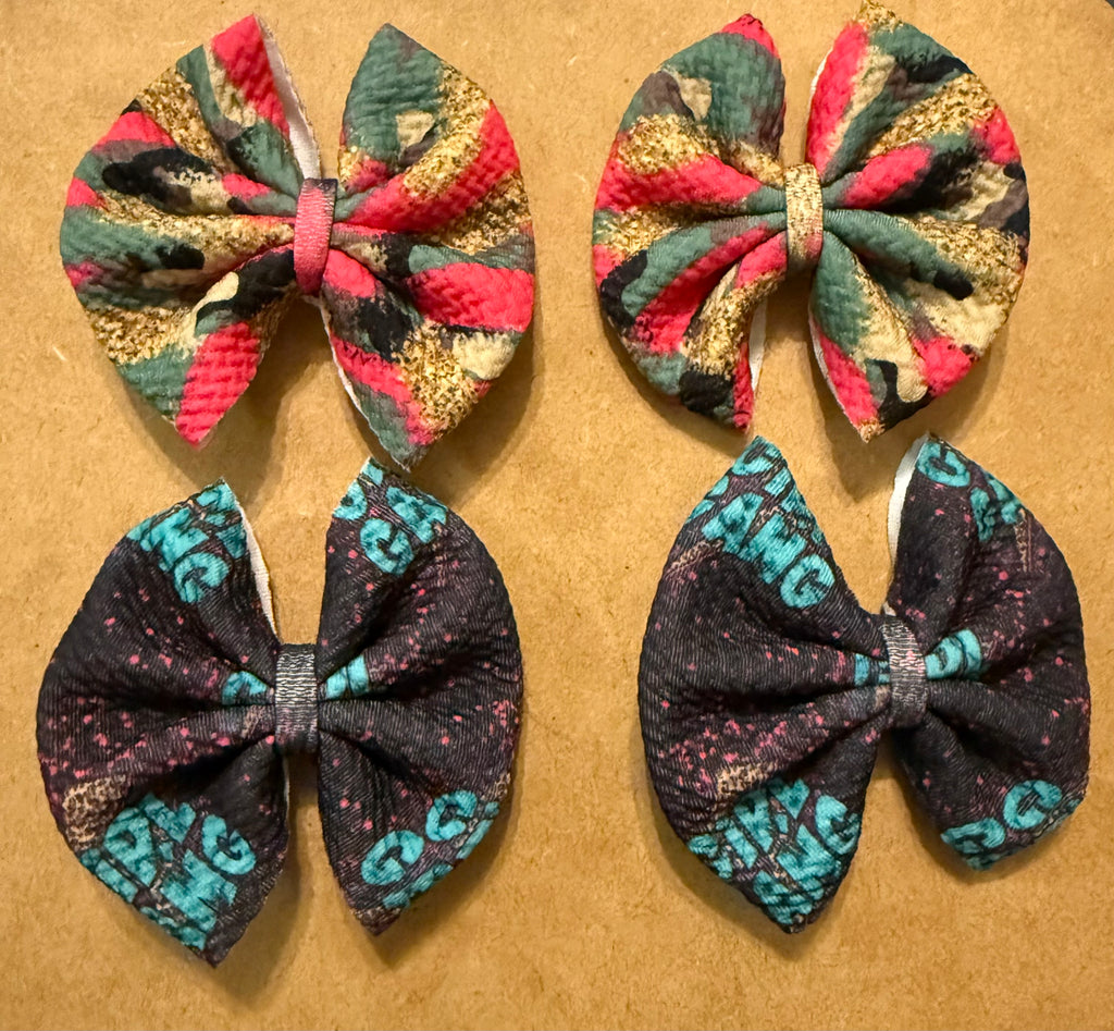 Bows On Clips - Pre Made