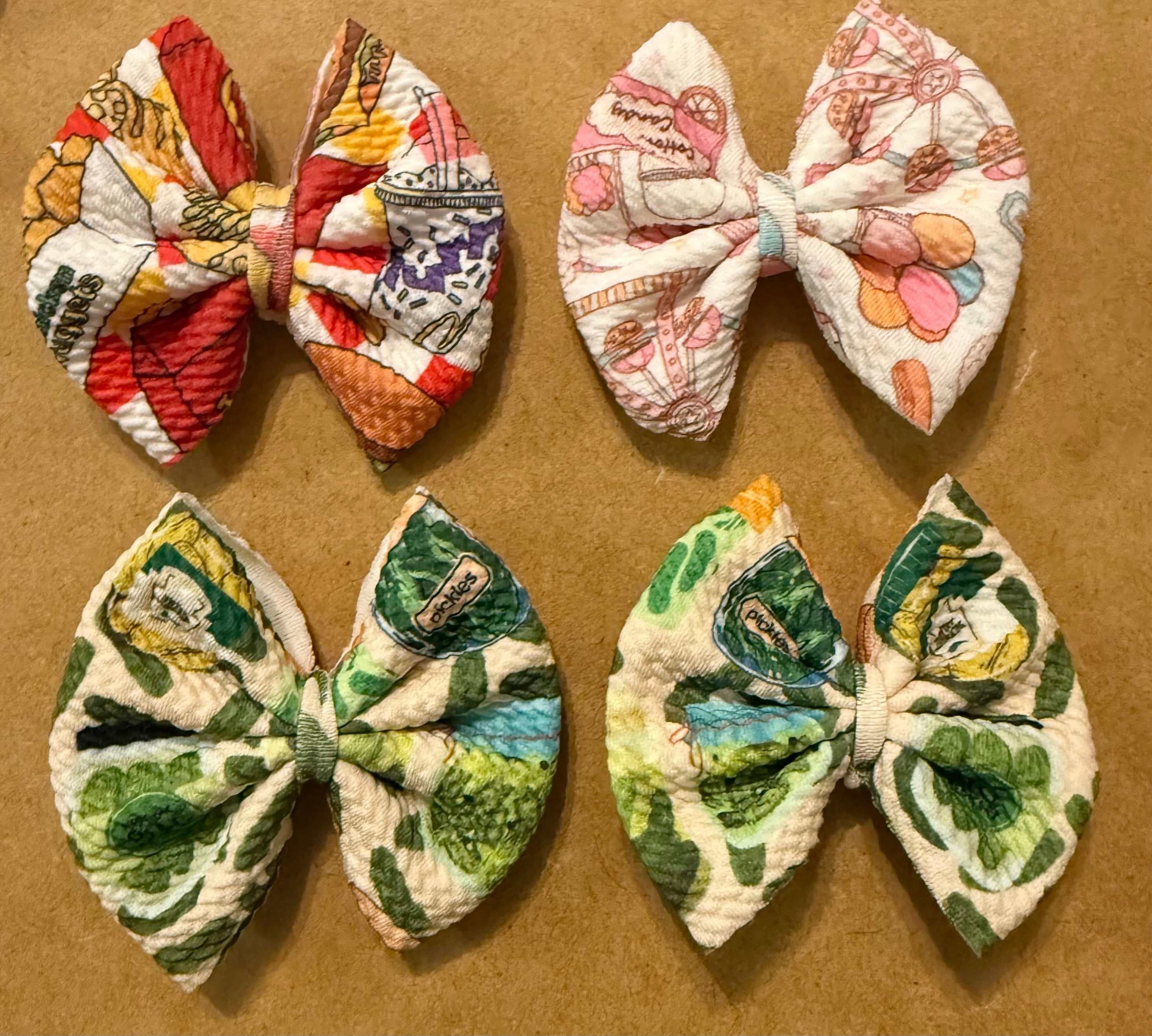 Bows On Clips - Pre Made