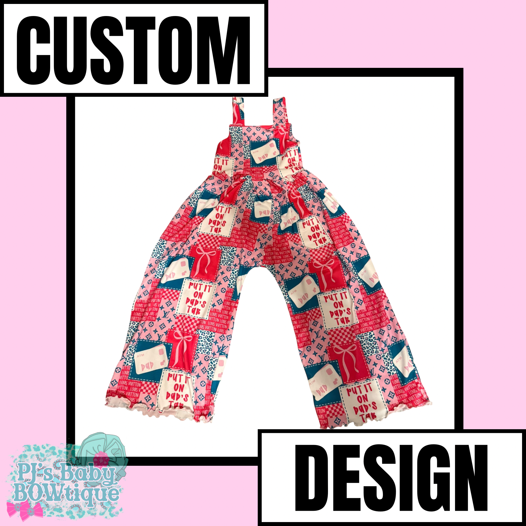 Custom Natalia Romper ~ 0/3M-10Y