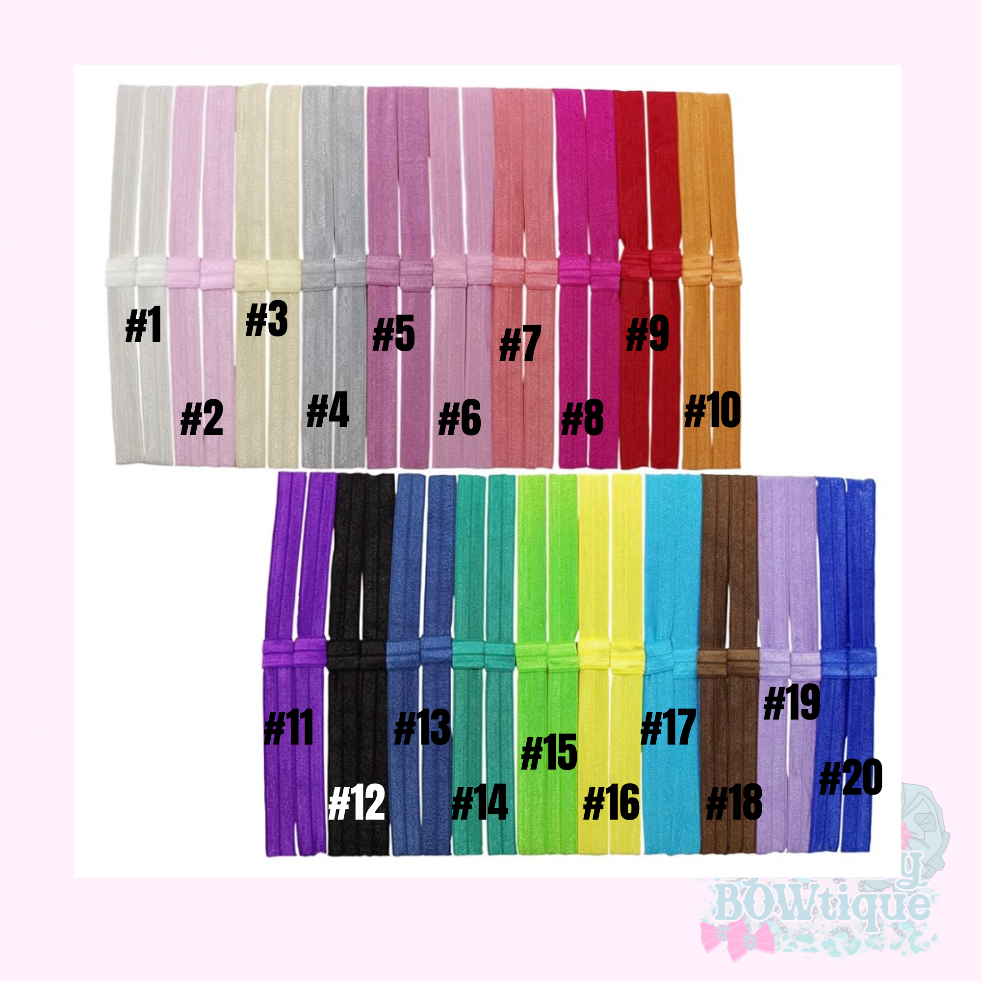 Interchangeable Bands For Clip Bows